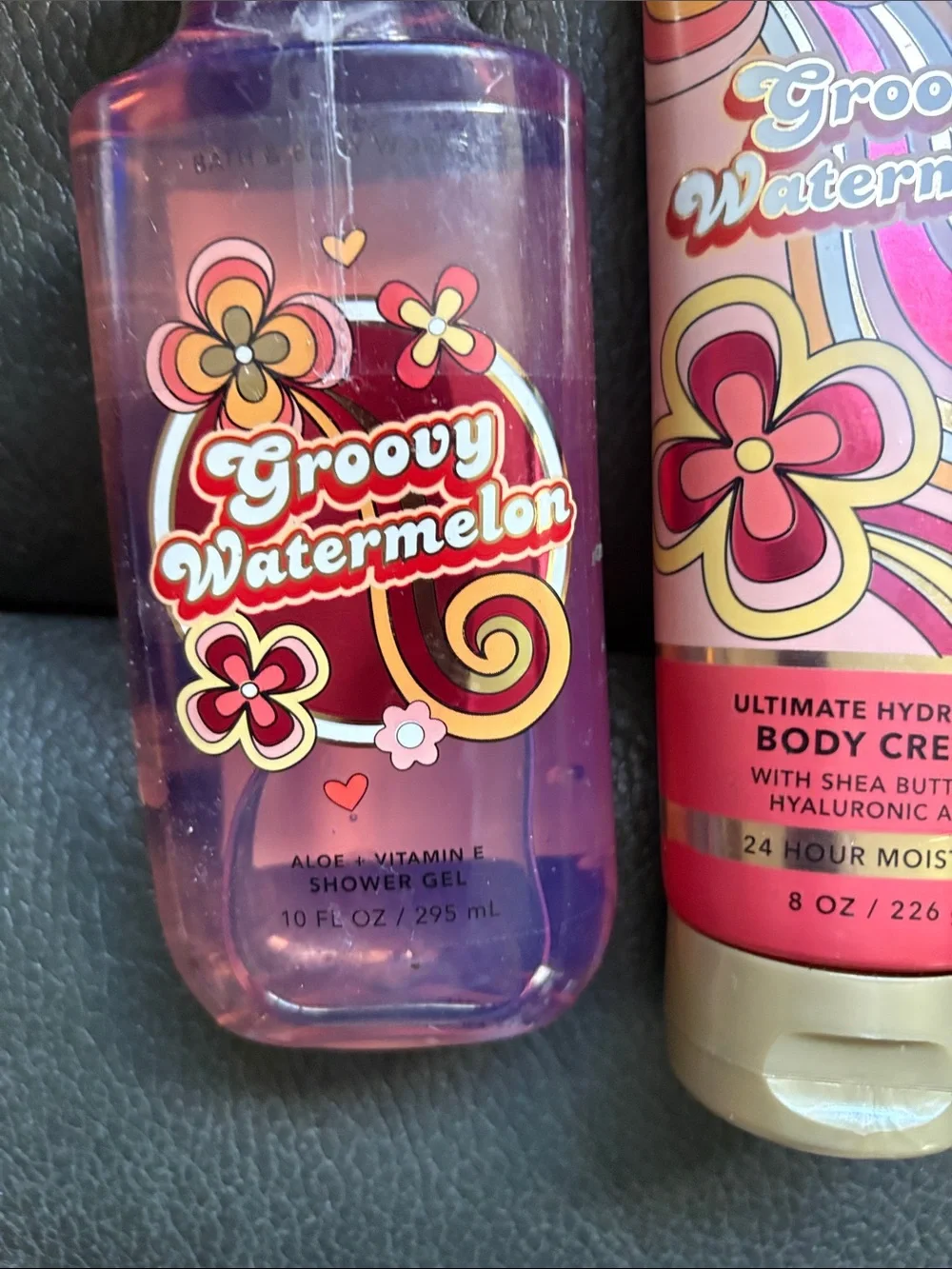 Bath and body works groovy watermelon body care set